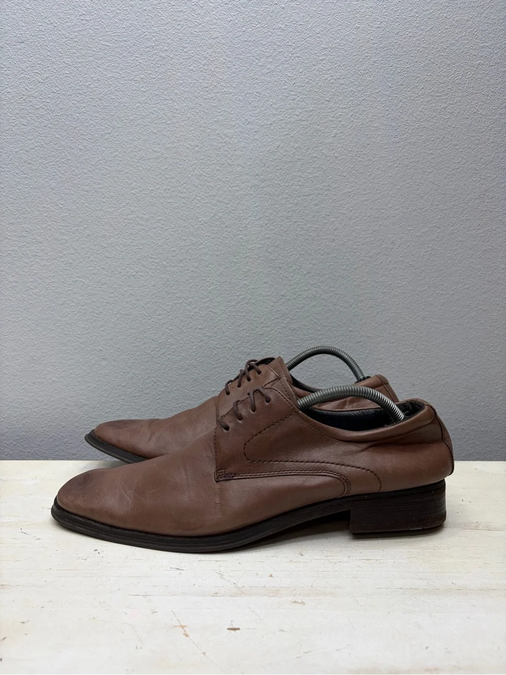 Vionic Brown Leather Joseph Orthaheel Oxford Shoes Size 11